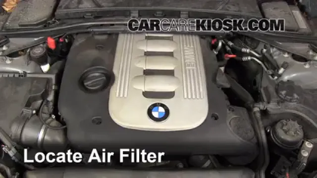 2010 BMW 335d 3.0L 6 Cyl. Turbo Diesel Air Filter (Engine) Replace